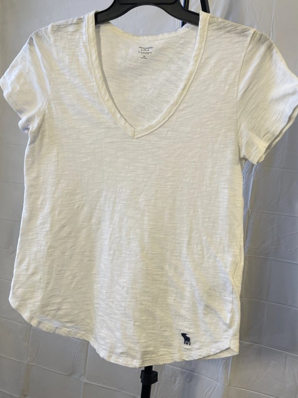 Abercrombie & Fitch Tee Shirt Soft Women’s Medium White V neck
